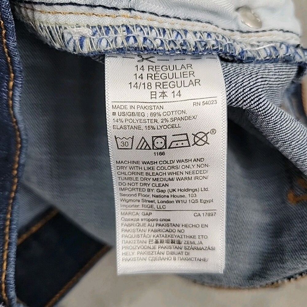 Gap 1969 Womens Ankle Jeans‎ Size 14 Regular Skinny 32Rx26 - Picture 7 of 12